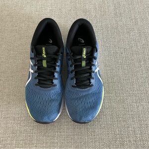 Asics Blue and Black Athletic Shoes, Size 12.5